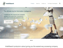 Tablet Screenshot of intellisearch.com